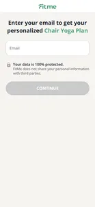FitMe — Email + name lead capture