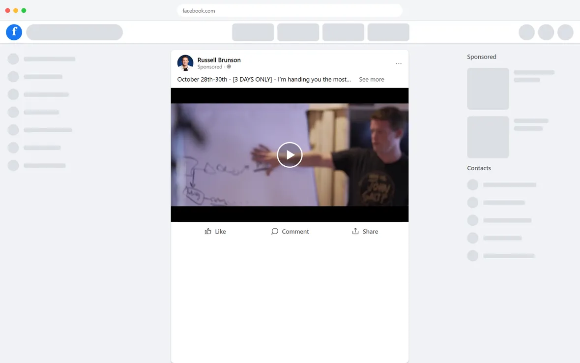 Prime Mover — "3 days only: the most valuable business skill for $100" video ad (desktop)