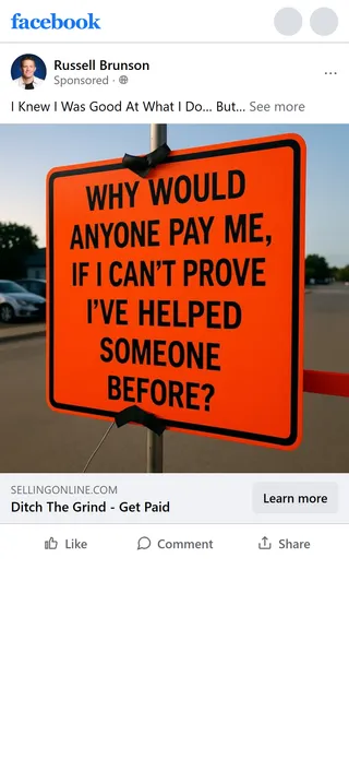 Prime Mover — "I knew I was good at what I do... but nobody was buying" advertorial ad