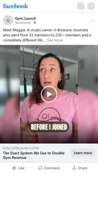 Gym Launch — "Meet Maggie" customer-story video ad