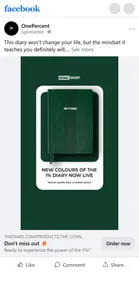 The Diary Of A CEO — “This diary won’t change your life” image ad