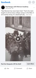 Peterson Academy — “Real Marxism has never been tried.”