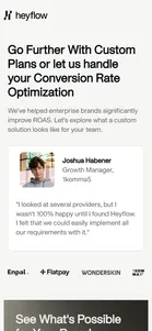 Heyflow — Contact Sales flow
