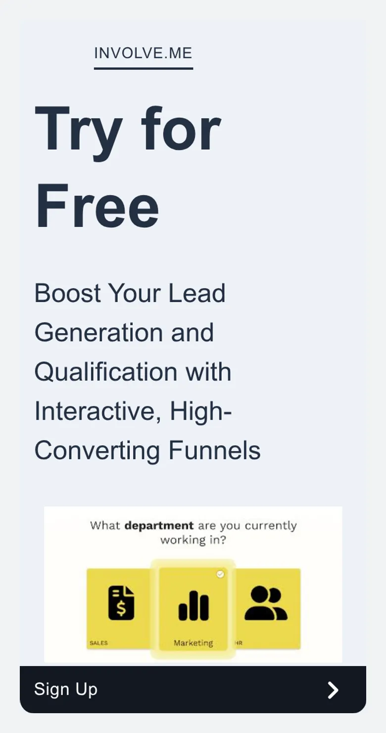 involve.me — Google ads (search, display and YouTube) (screen 10)