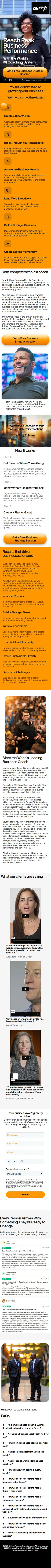 Tony Robbins — "Reach Peak Business Performance With the World's #1 Coaching System"