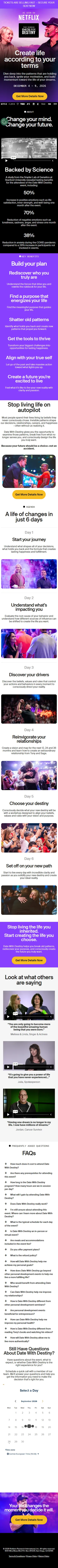 Tony Robbins — "Create life according to your terms"