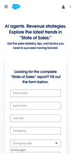 Salesforce — “AI agents. Revenue strategies.”