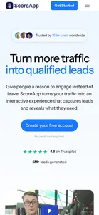 ScoreApp — "Turn more traffic into qualified leads"