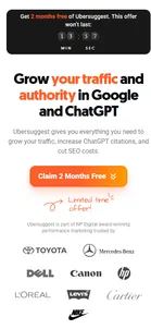 Ubersuggest — "Win at the game of SEO and AEO"