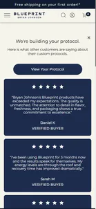 Blueprint — "We're building your protocol."